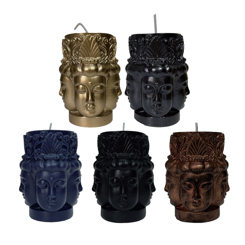 Four-faced Buddha candles