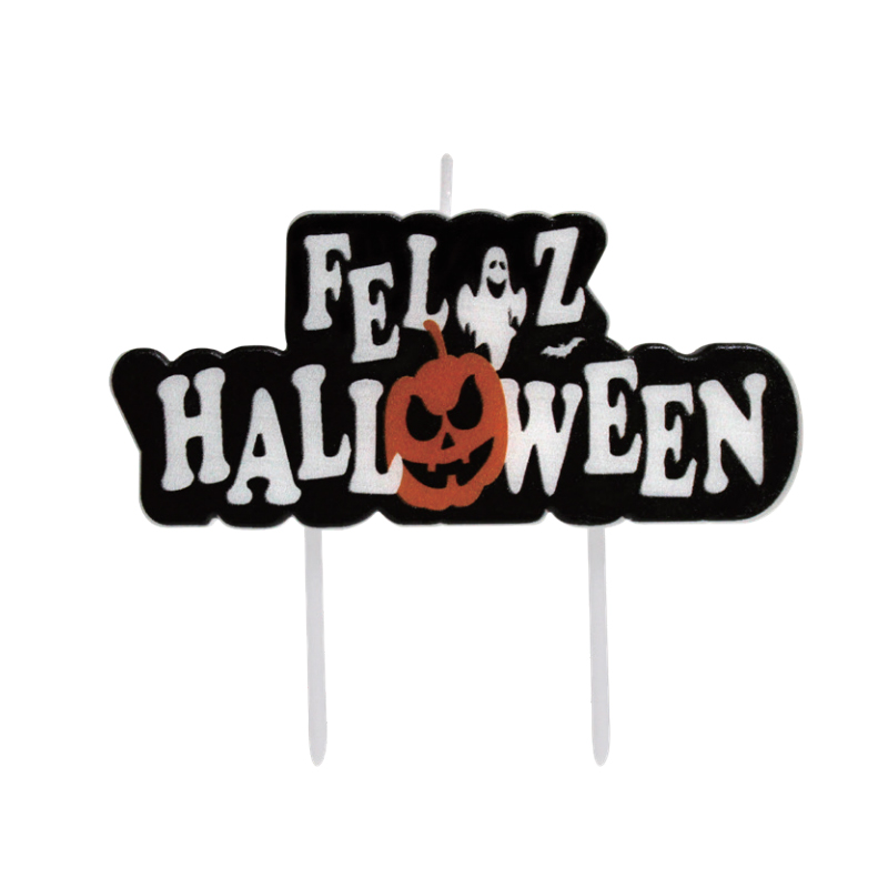 Halloween letter candles (mixed language)
