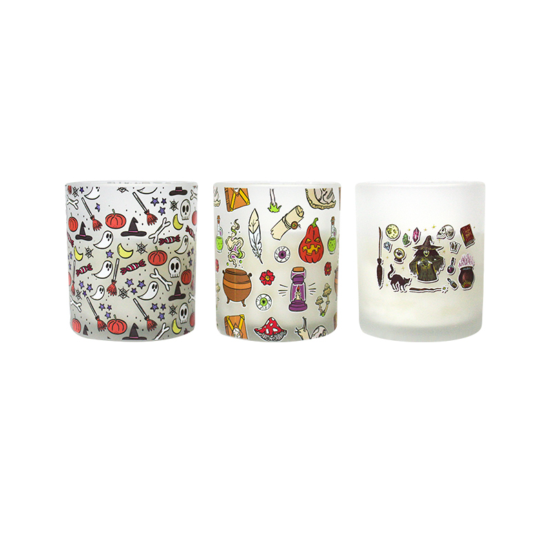 Halloween printed aromatherapy candle cup