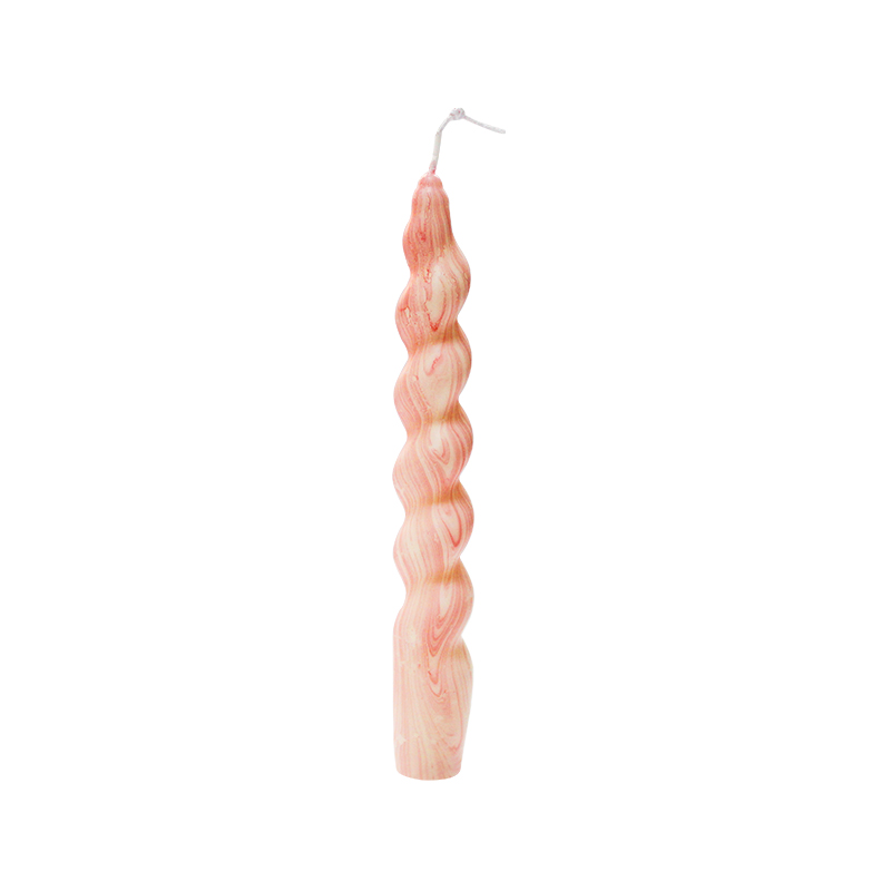 Pink twisted thread wax