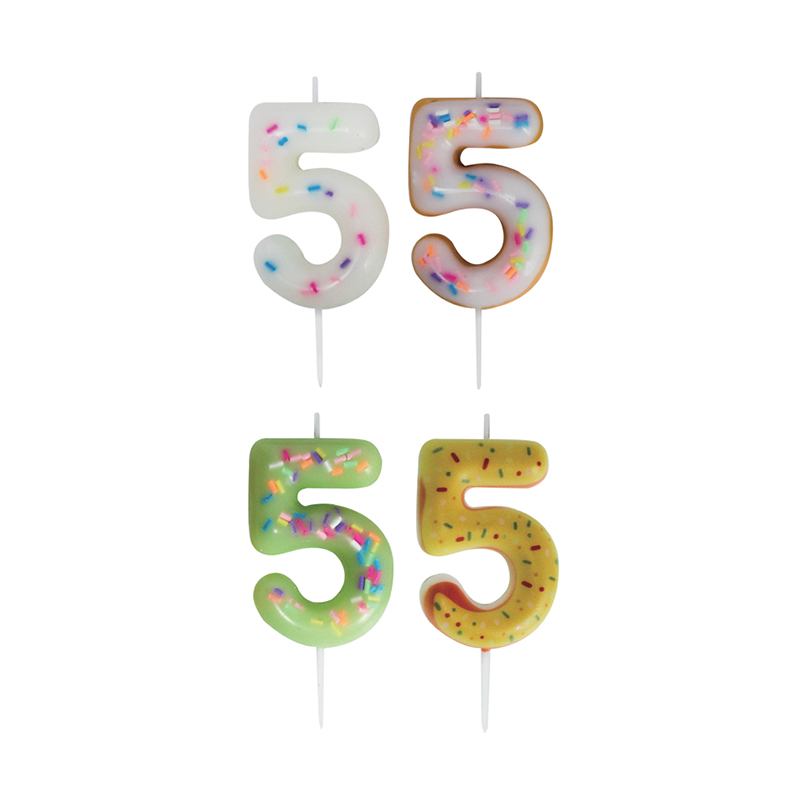 Sugar needle digital candles with four crafts