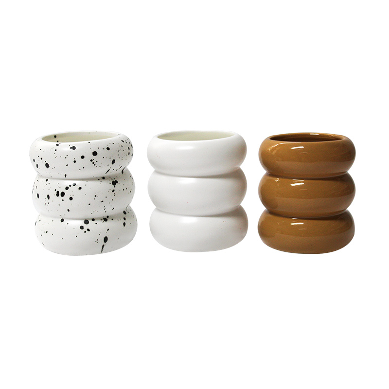Three-layer circular aromatherapy cup candle